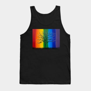 Rainbow Tree Tank Top